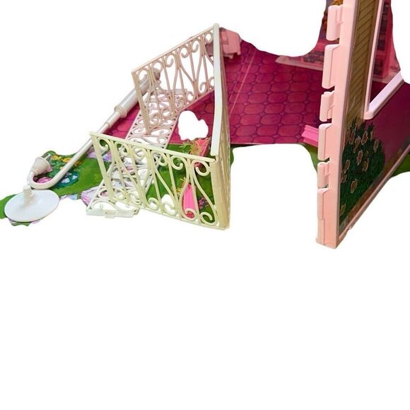 Barbie Fold 'n Fun Doll House w/ Furniture & Accessories, 1992 Mattel - Picture 7 of 12